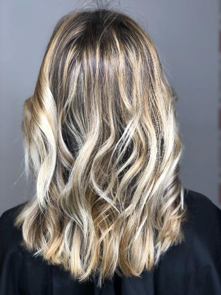 OMBREHAIR MECHES BABYLIGHT BLOND POLAIRE BALAYAGE CALIFORNIEN A CANNES LE CANNET 