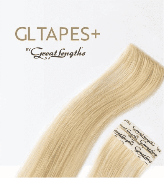 Pose d'extensions de Cheveux adhésives GL TAPES de chez GreatLengths , Nouveautés 